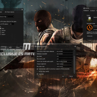 Modern GUI with background