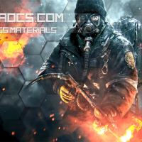 Flame Soldier GUI with background